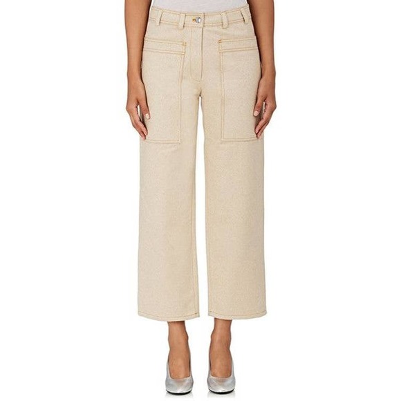 Acne Studios Milford Work Crop High Rise Pants - Picture 1 of 11